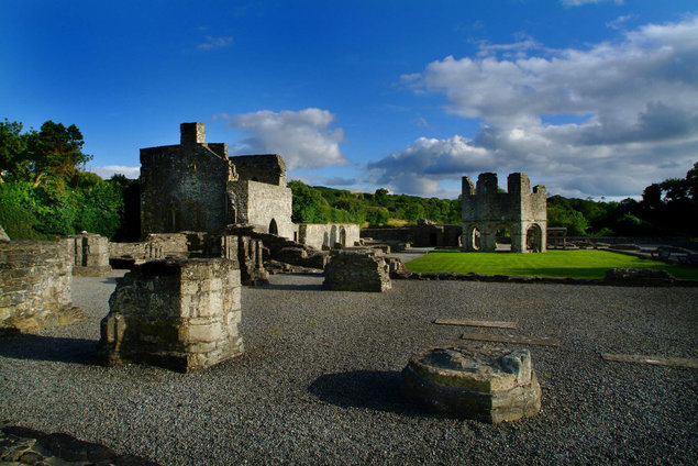 Ruinen des Zisterzienserklosters "Mellifont Abbey"