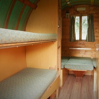 Schlafmöglichkeiten im Caravan