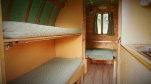 Schlafmöglichkeiten im Caravan