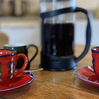 Kaffee zum Frühstück in der Küche