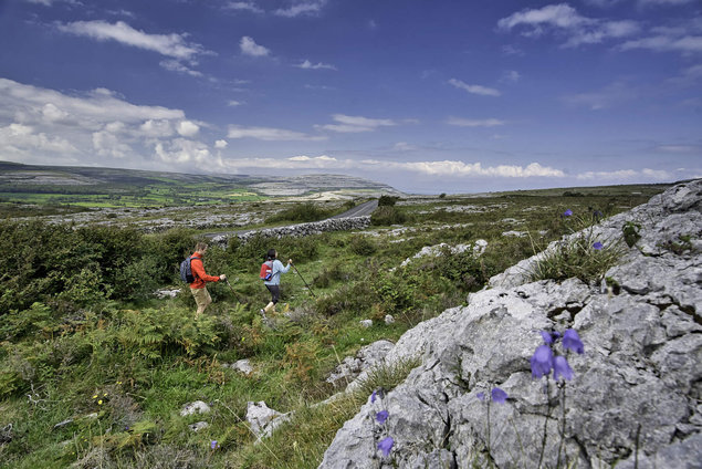 Wanderung in der Region "Burren"
