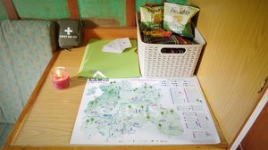Gut verpflegt und Route im Blick