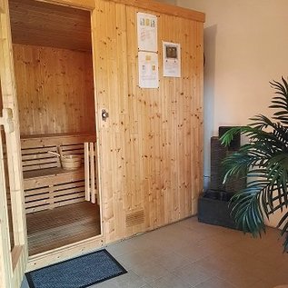 Eingang in die Sauna