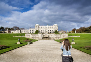 Blick auf das imposante "Powerscourt Estate"