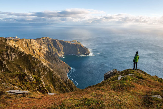 Ausblick von den Klippen "Slieve League"